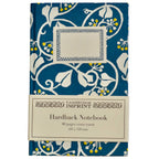 Hardback Notebook Ivy Deep Marine Blue and Acid Yellow (Lined)