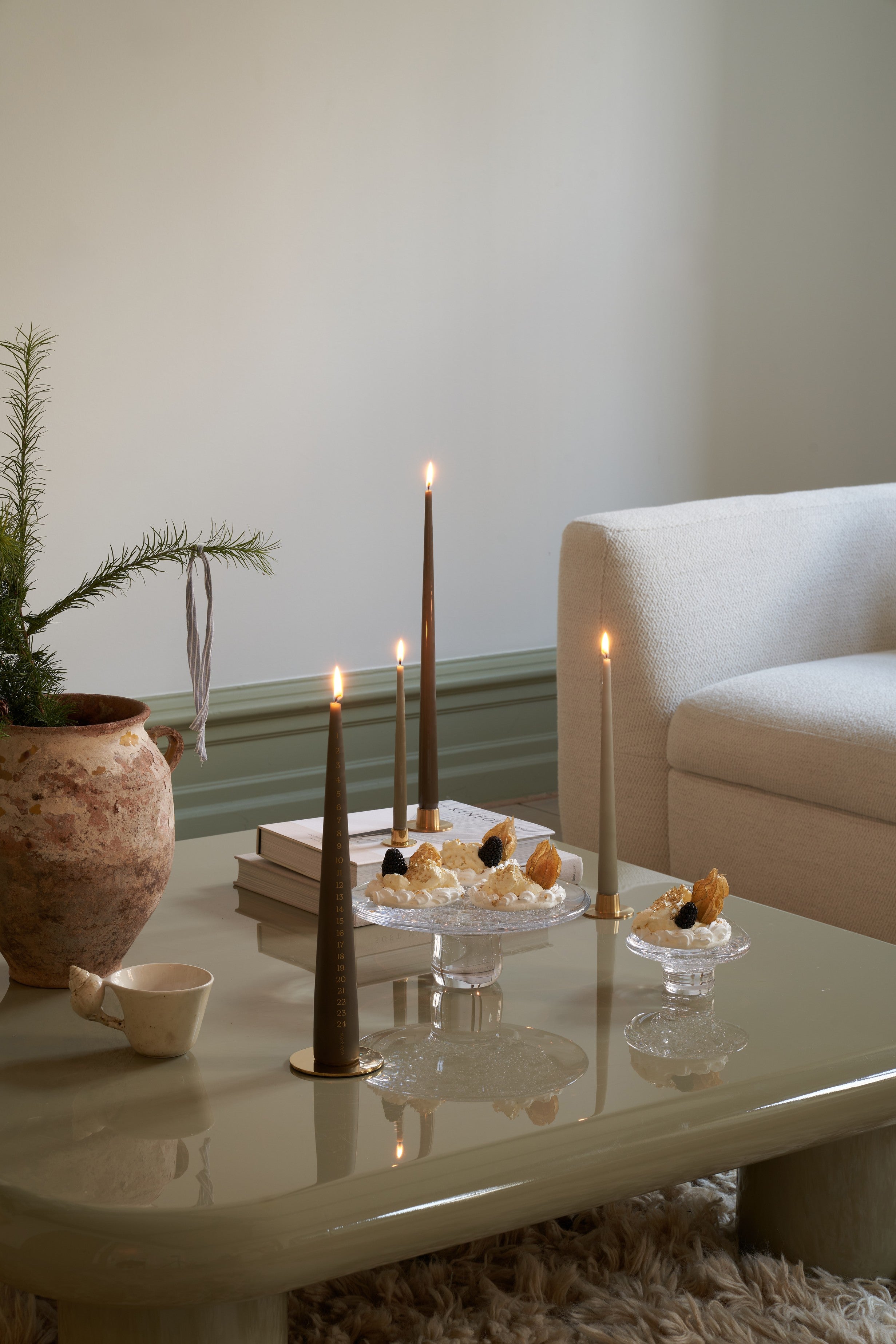 Pair of Taper Candles - 32cm