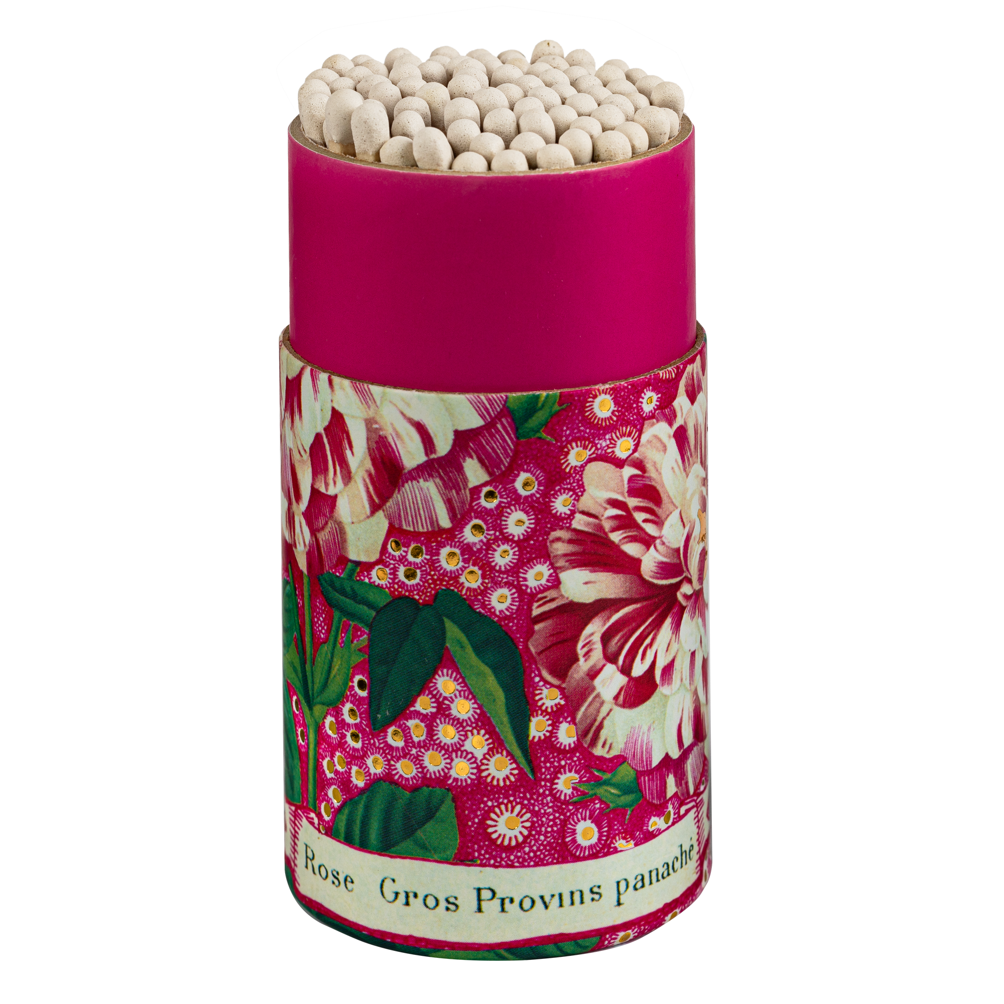 Rose Provin Petunia | Large Cylinder - Safety Matches