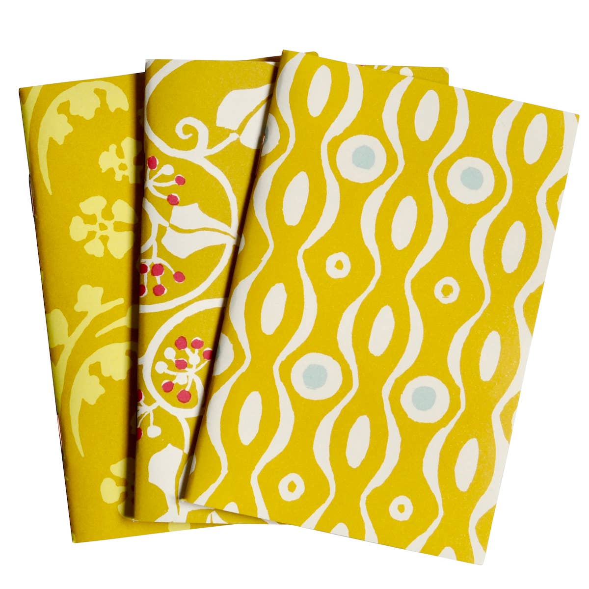 Three Assorted Memo Books for Pocket Folio Yellow