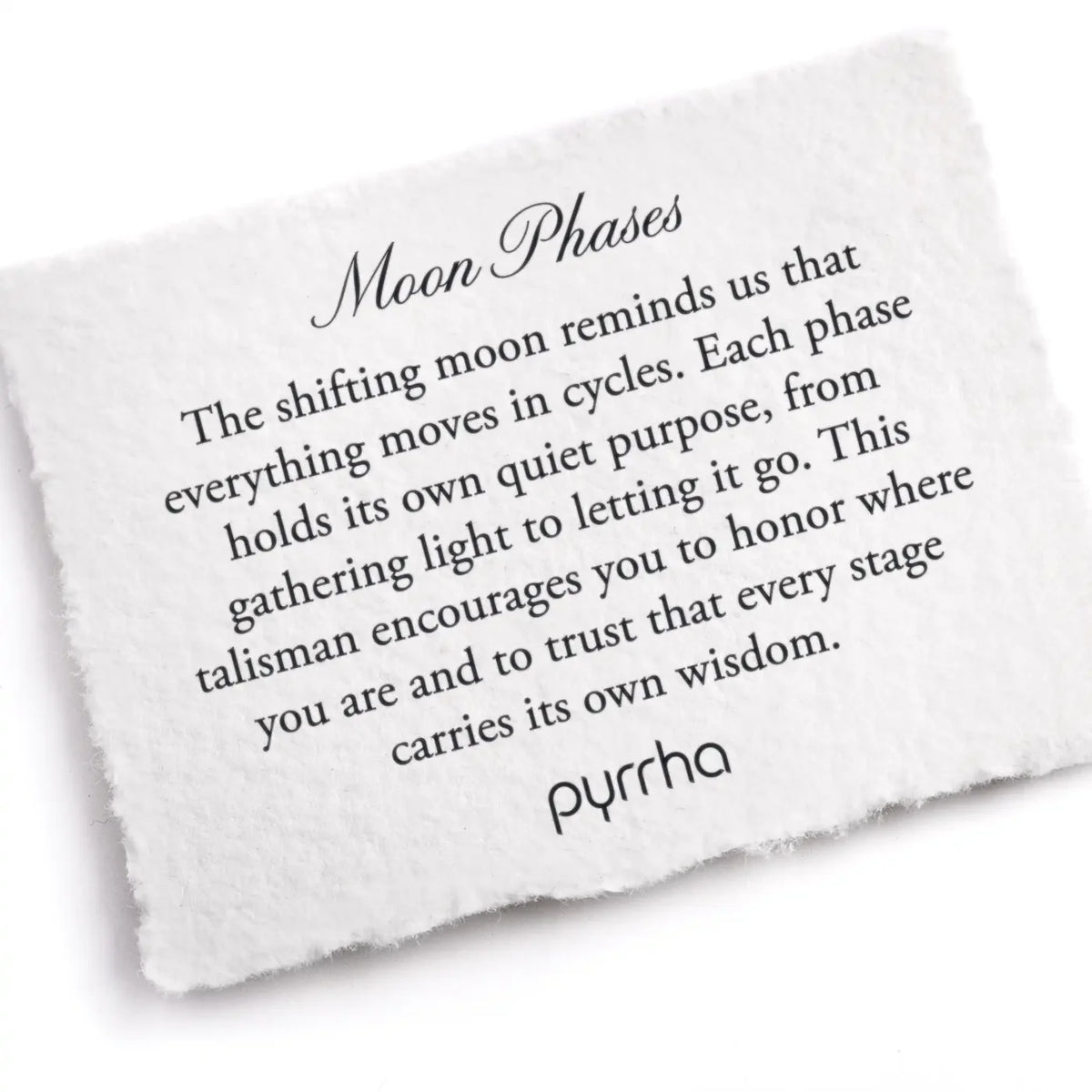 Pyrrha Moon Phases Talisman