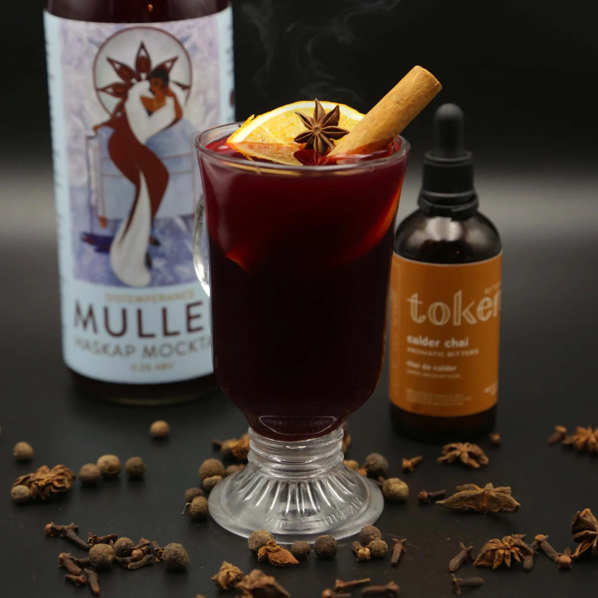 Mulled Haskap Mocktail