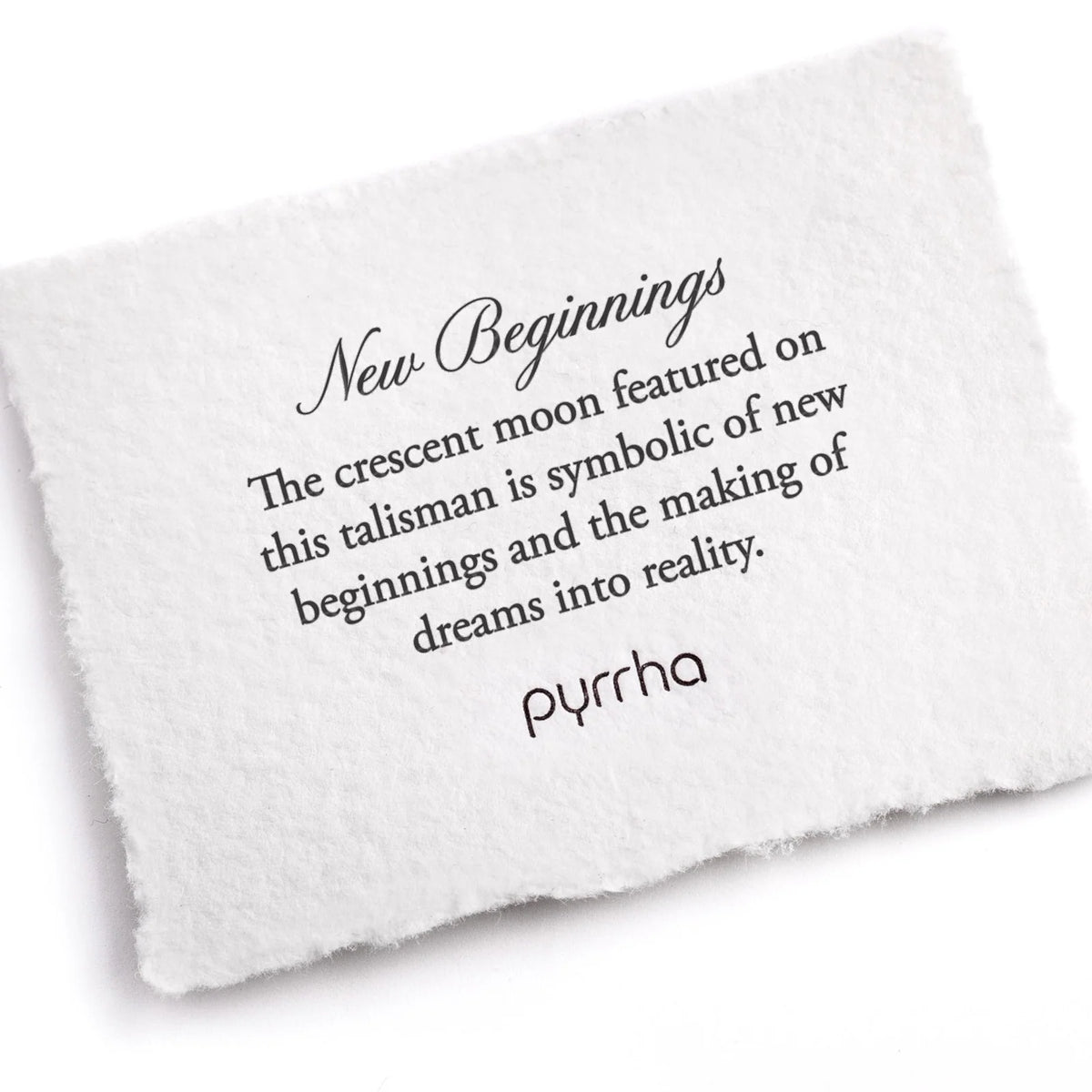New Beginnings Talisman