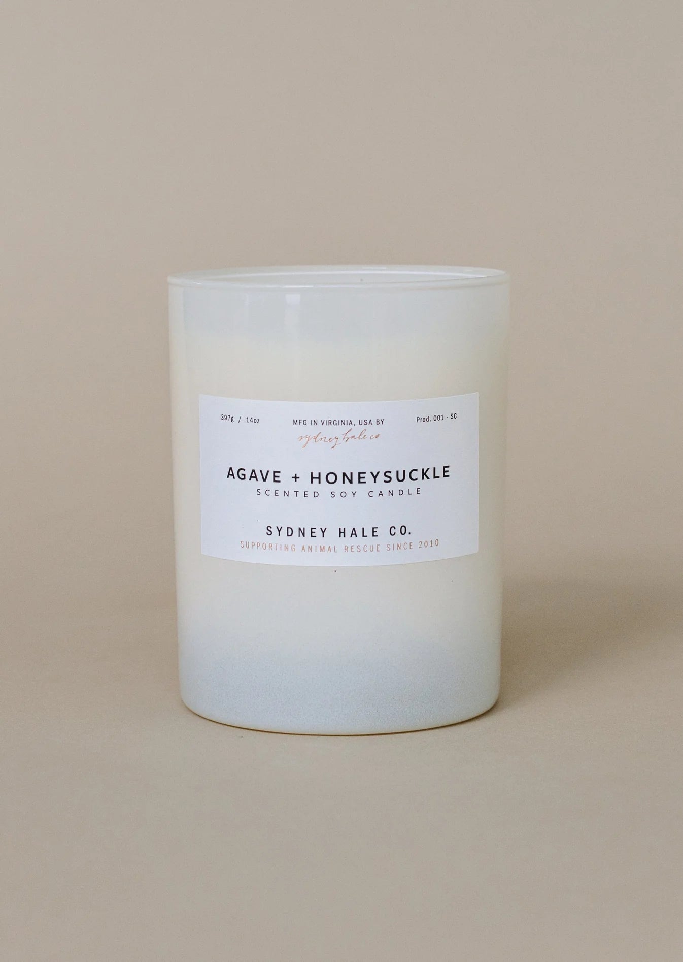 Agave + Honeysuckle Candle