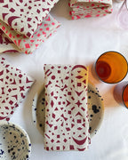 Snowflakes Linen Tea Towel